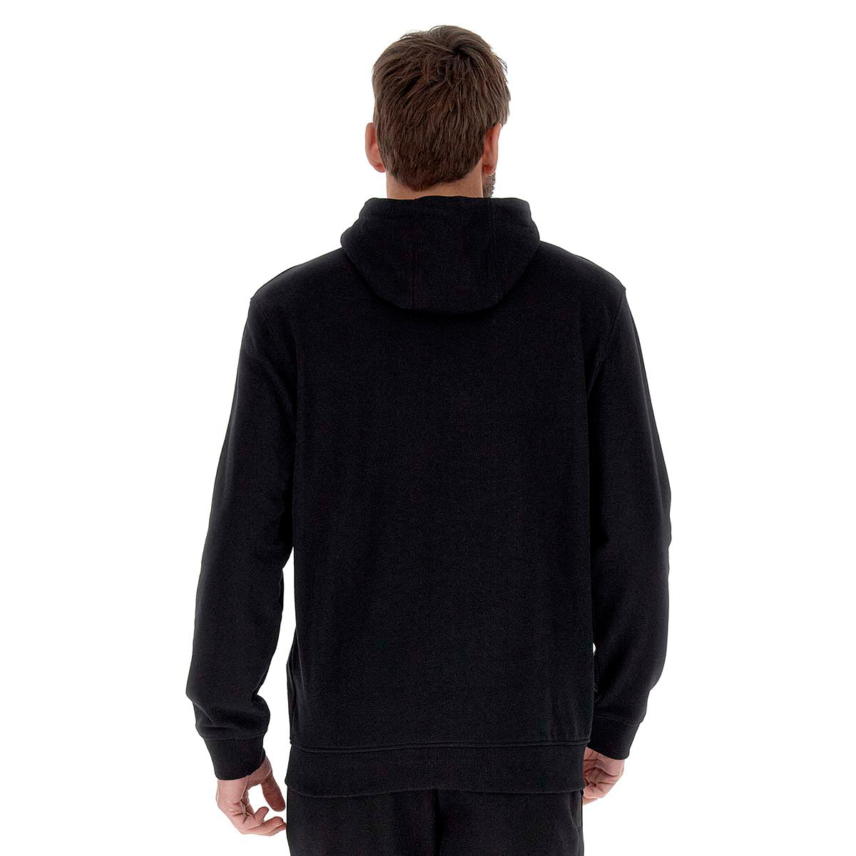 Poleron Deportivo Hombre Lotto - Smart IV Sweat Negro