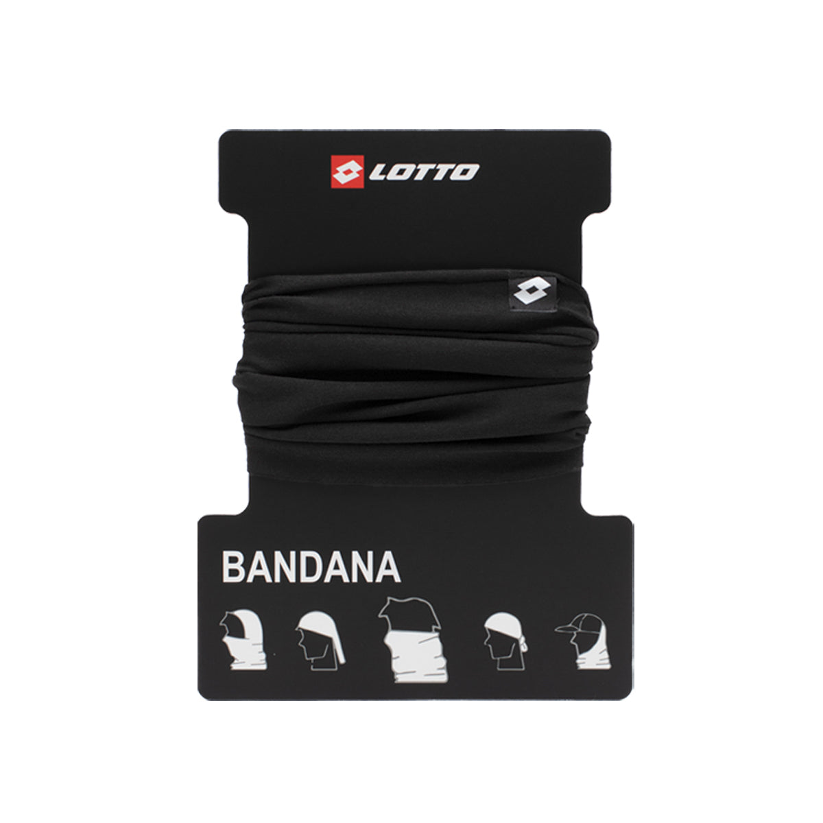 Cuello Bandana Unisex Lotto - Bandana Negro