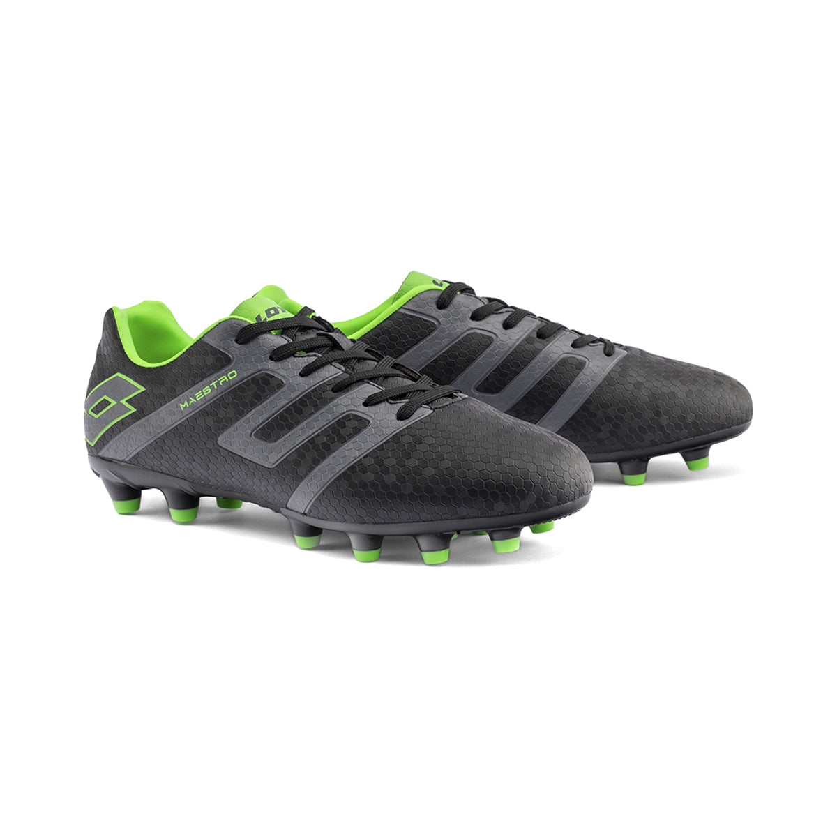 Zapato de Fútbol Juvenil Lotto - Maestro FG Gris Verde
