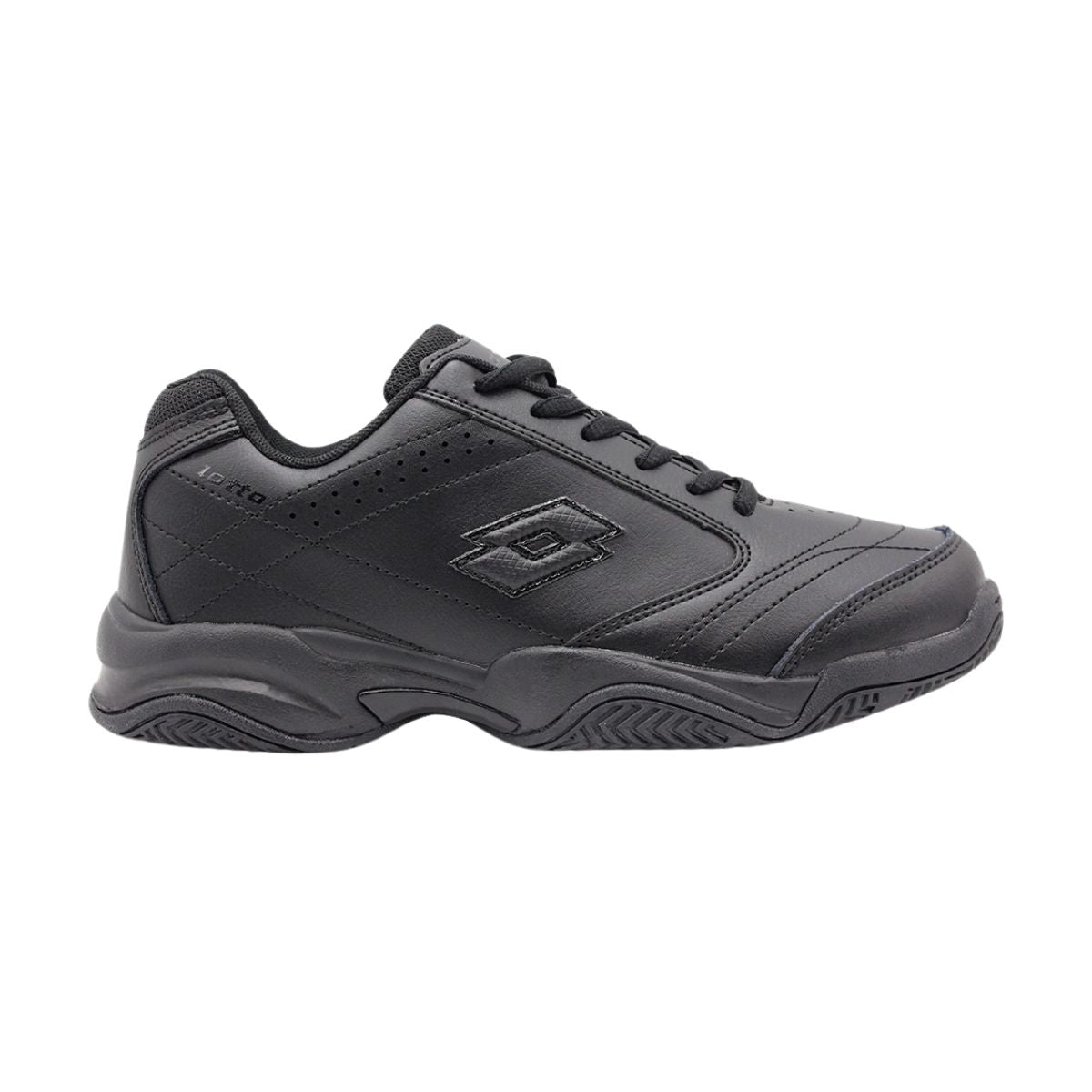 Zapatilla Escolar Juvenil Lotto - Court BTS1 Negro