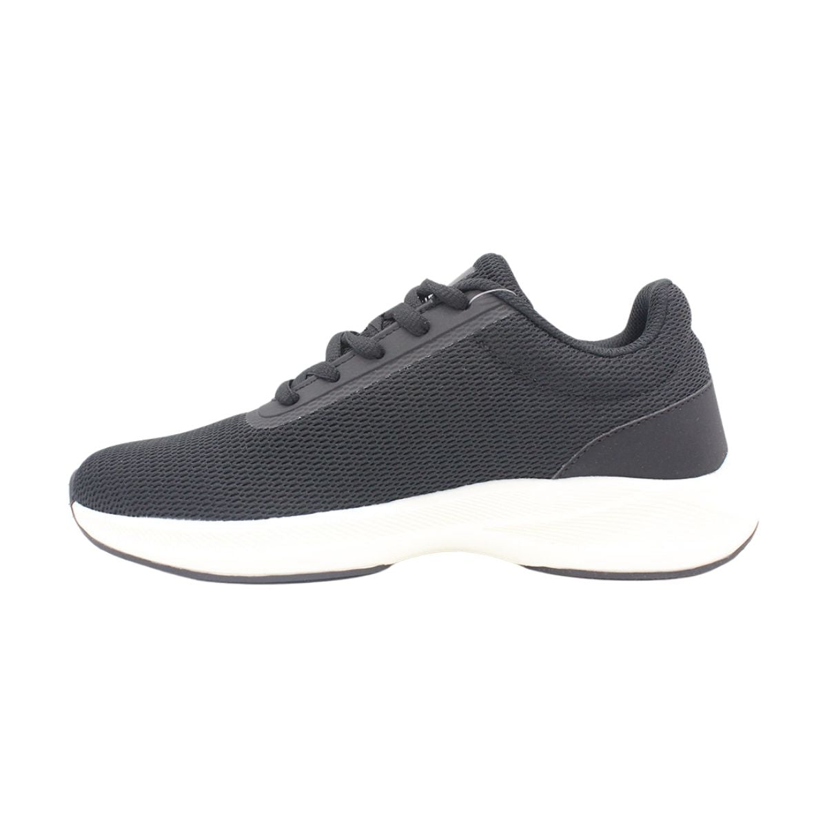 Zapatilla Running Juvenil Lotto - Challenge Negro Blanco