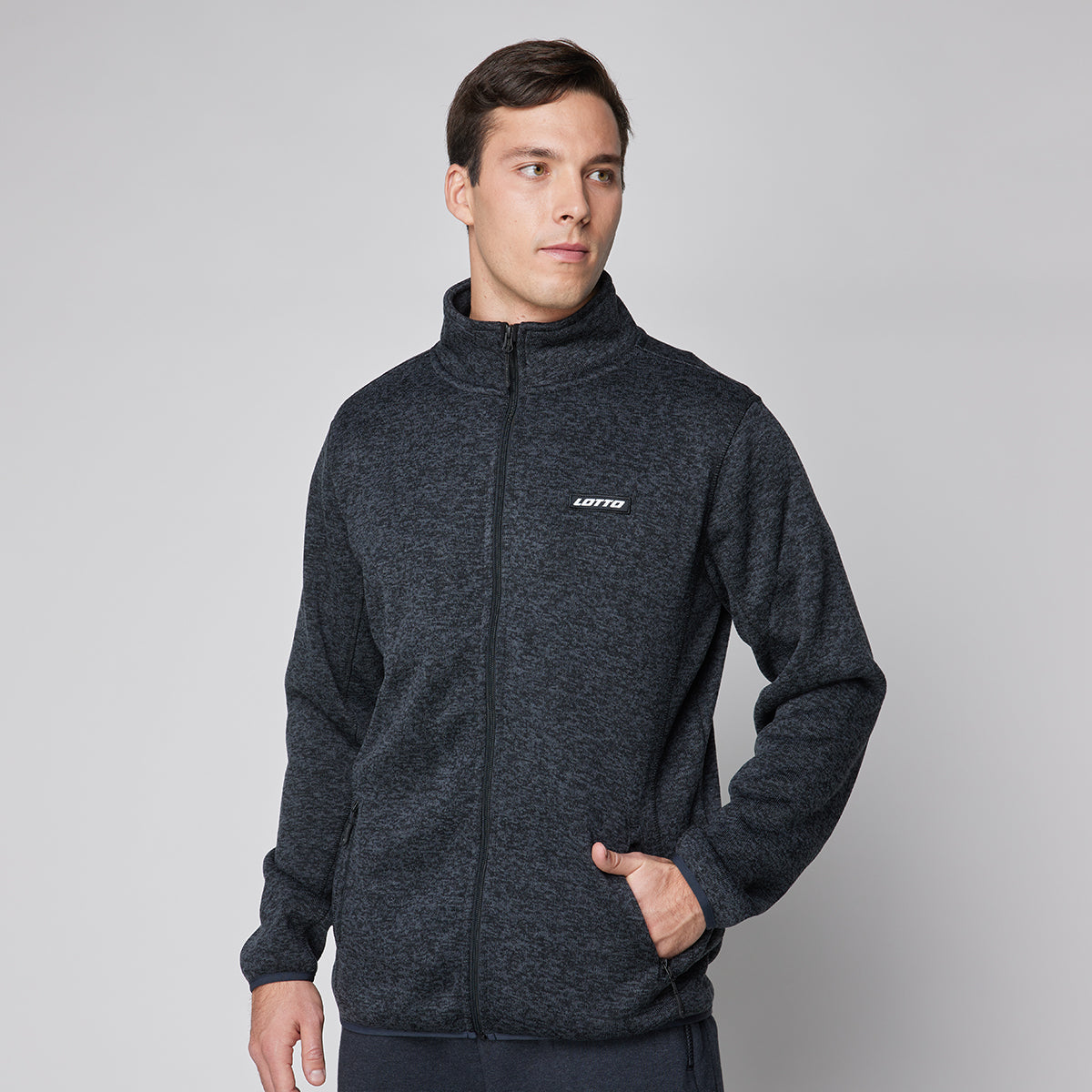 Poleron Polar Hombre Lotto - Udine Negro