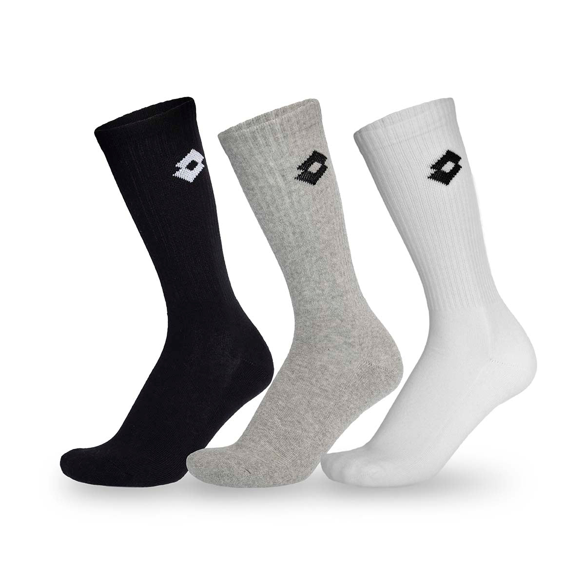 Calcetines Lotto Tripack Largos Multicolor - Hombre