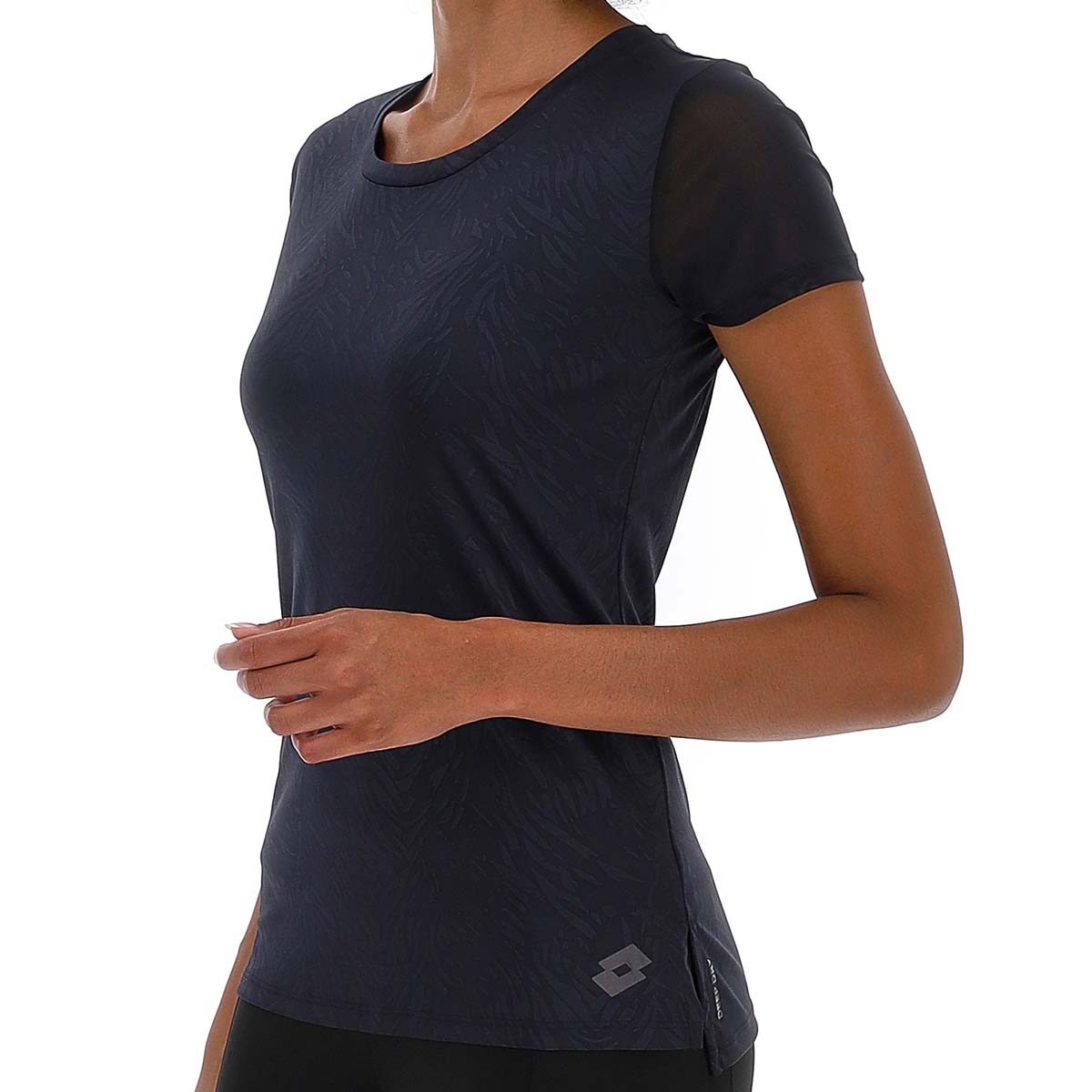 Polera Deportiva Mujer Lotto - Workout Negro