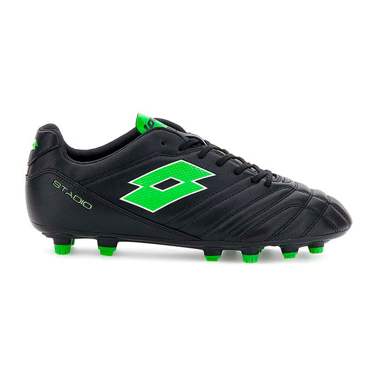 Zapato de Futbol Hombre Lotto - Stadio FG 705 Negro Verde