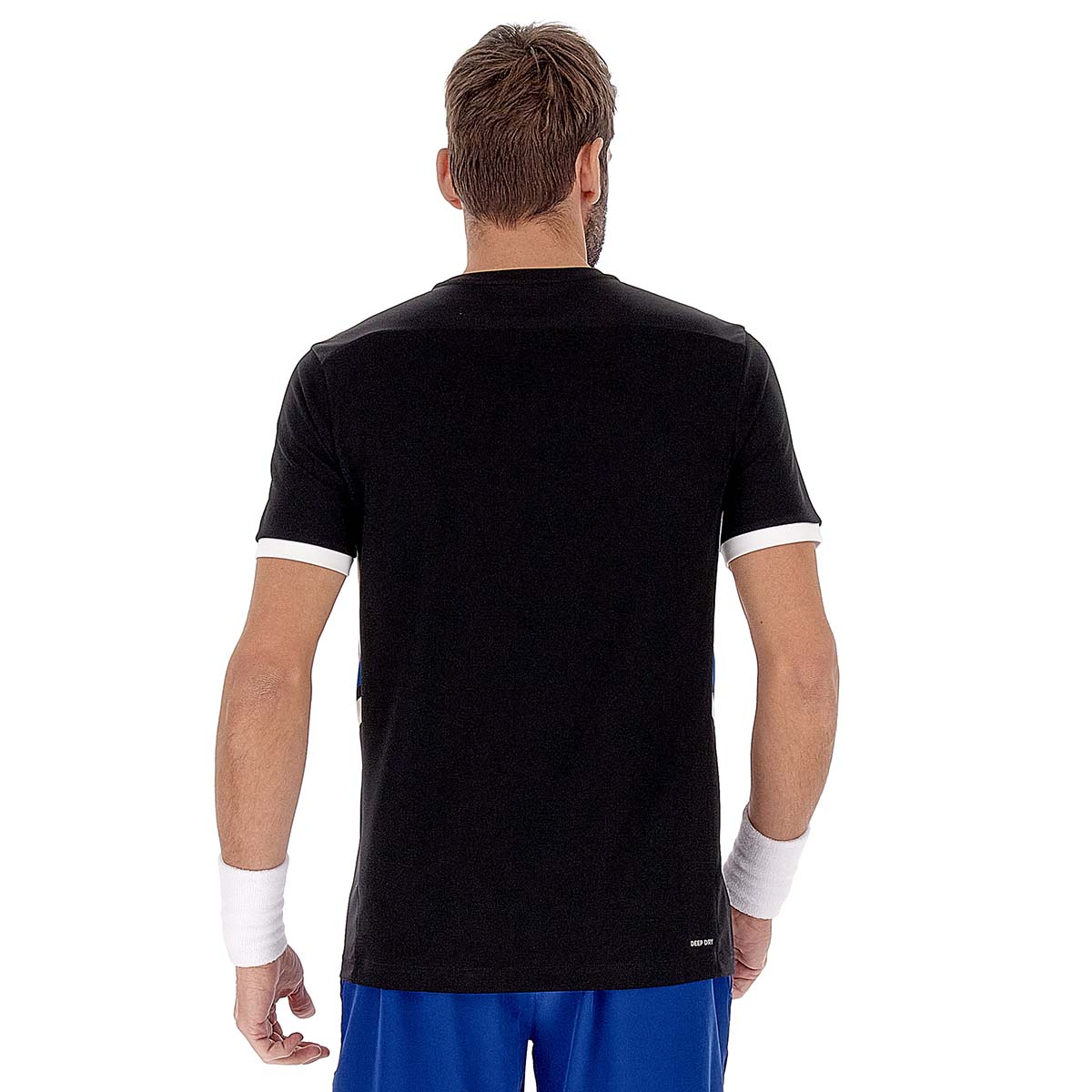 Polera de Tenis Hombre Lotto - Squadra III Negro
