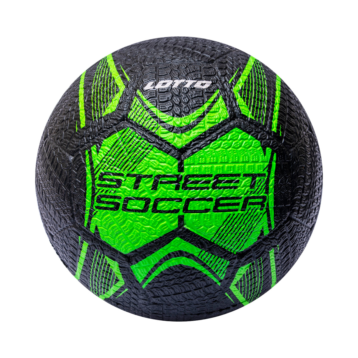 Balón de Fútbol Nro. 5 STREET SOCCER Negro- Verde - Unisex