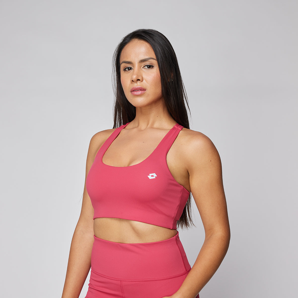 Peto Deportivo Mujer Lotto - Milán Rosado