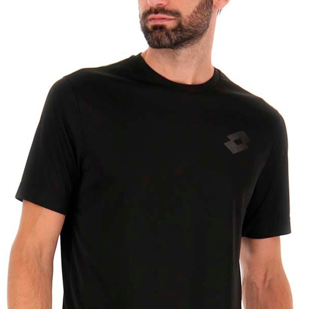 Polera Deportiva Hombre Lotto - MSP II Negro