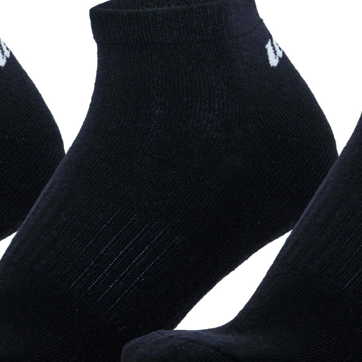 Calcetines Lotto Tripack Tobilleros Hombre - Negro