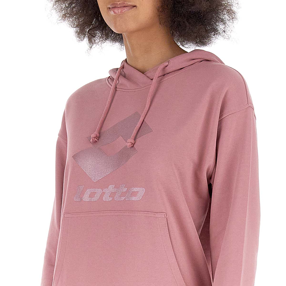 Poleron Deportivo Mujer Lotto - Smart HD Rosado