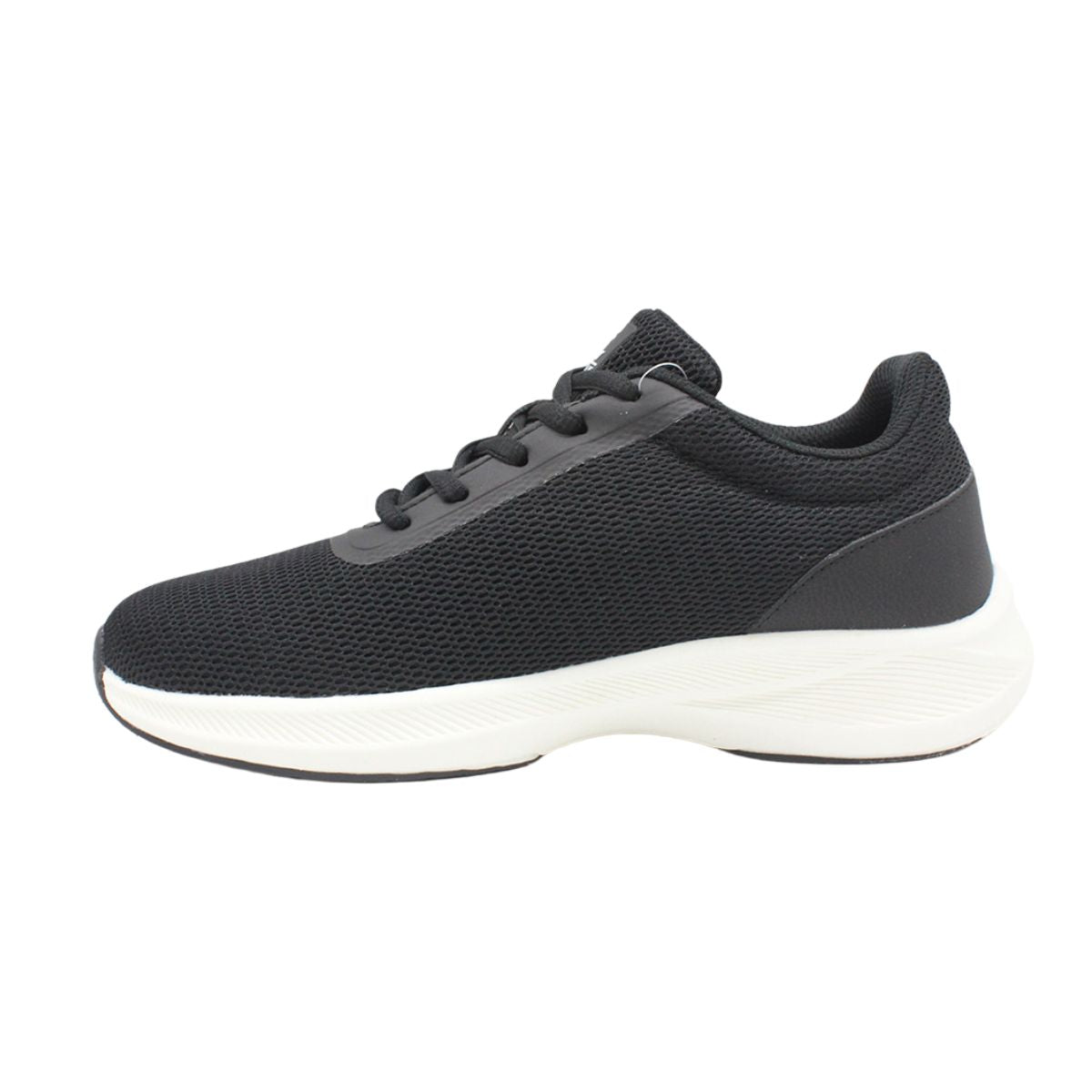 Zapatilla Running Juvenil Lotto - Challenge Negra Blanco