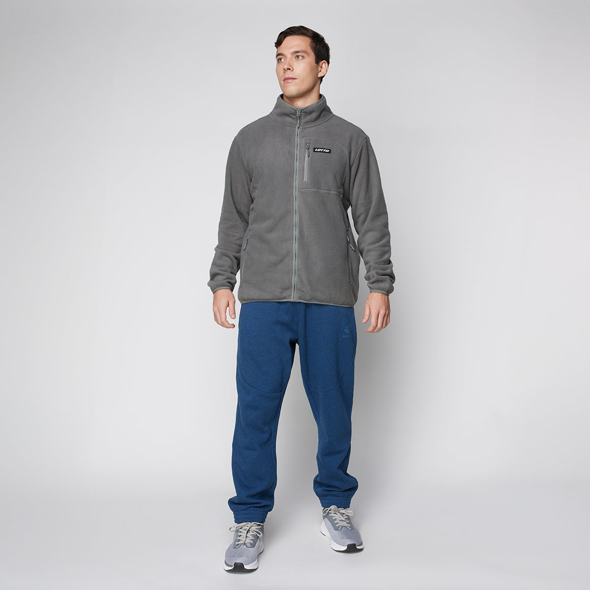 Poleron Polar Hombre Lotto - Bari Gris