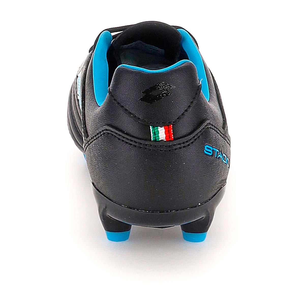Zapato de Fútbol Juvenil Lotto - Stadio FG 705 Negro Azul