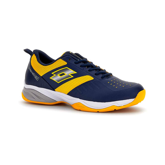 Zapatilla Padel Hombre Lotto - Superrapida 400 VI Azul Amarillo