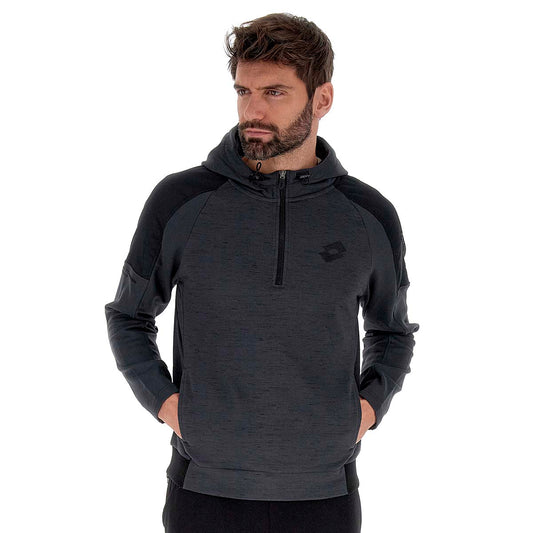 Poleron Deportivo Hombre Lotto - Training Gris