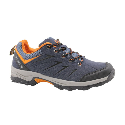 Zapatilla Outdoor Niño Lotto - Esparta  LC Azul Naranjo