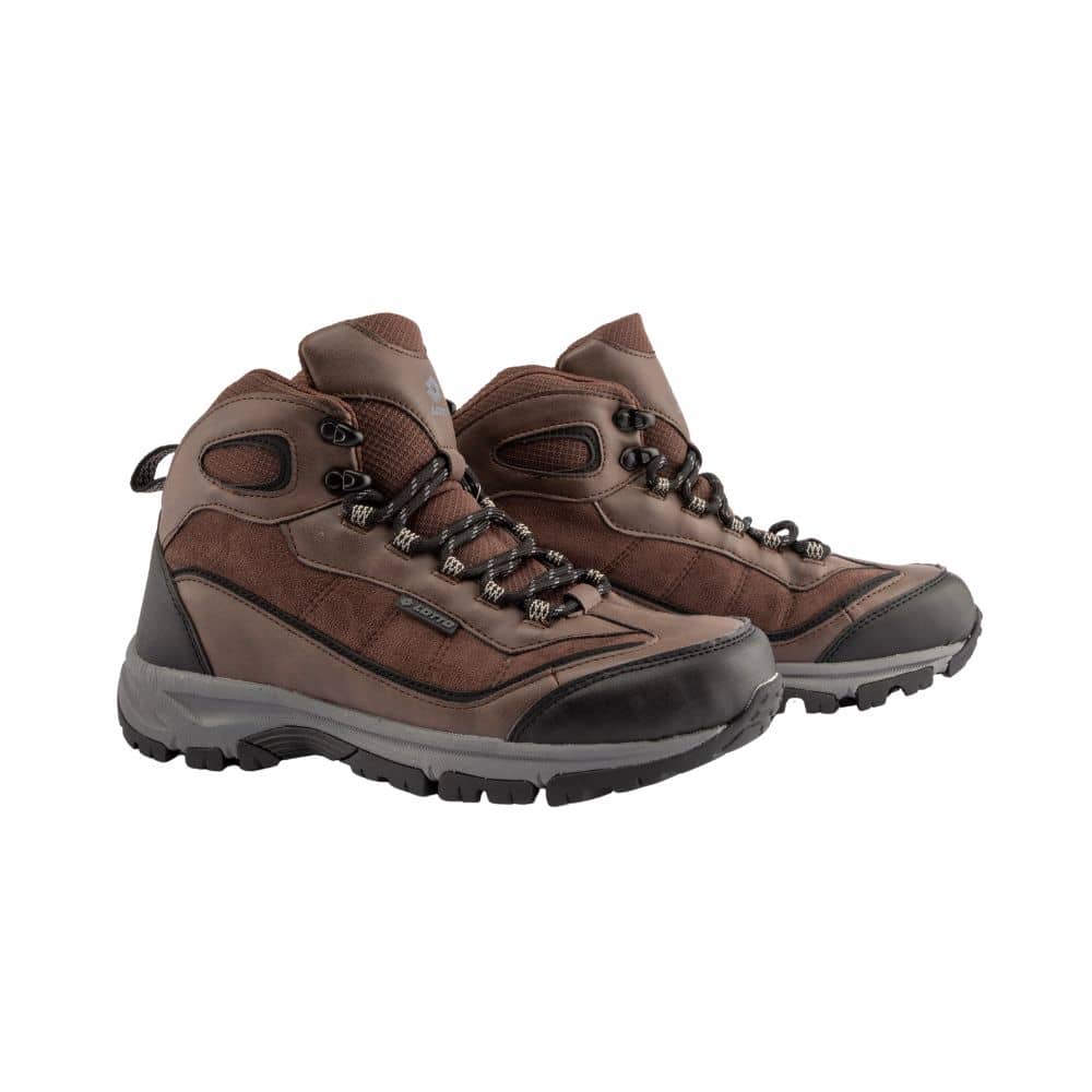 Zapatilla Outdoor Hombre Lotto - Pothia HC Café Negro