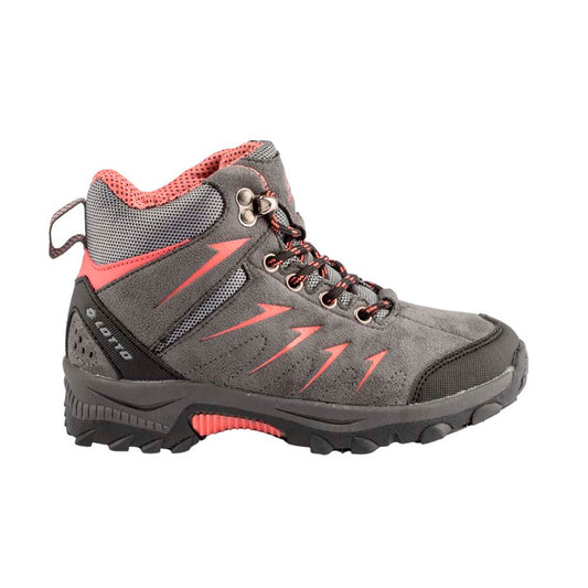 Zapatilla Outdoor Niña Lotto - Sparta HC Gris Rosado