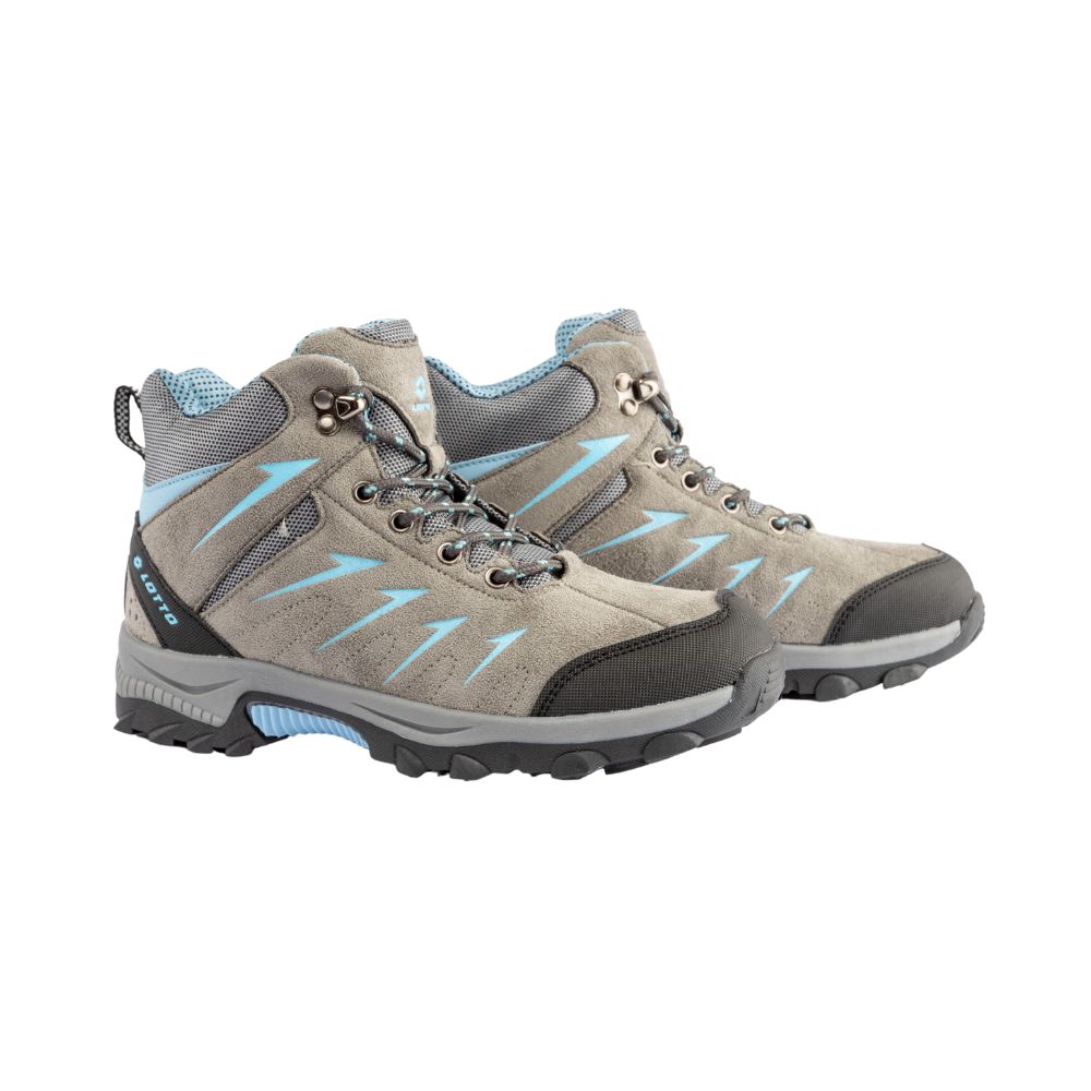 Zapatilla Outdoor Juvenil Lotto - Sparta HC Gris Azul