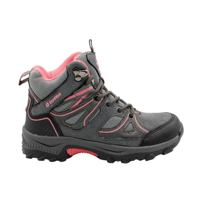 Zapatilla Outdoor Niña Lotto - Argos HC Gris Rosado