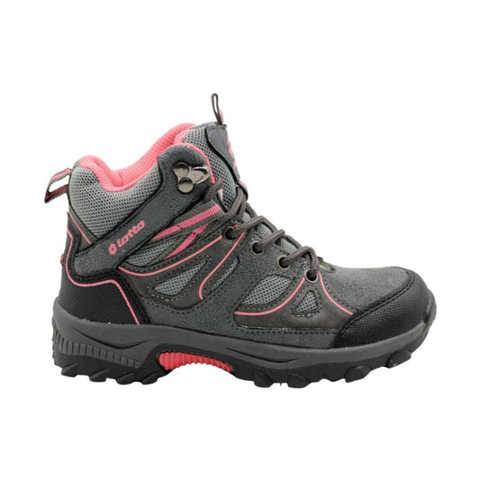 Zapatilla Outdoor Niña Lotto - Argos HC Gris Rosado