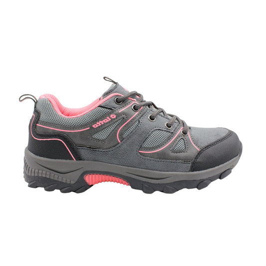 Zapatilla Outdoor Juvenil Lotto - Argos Jr LC Gris Rosado