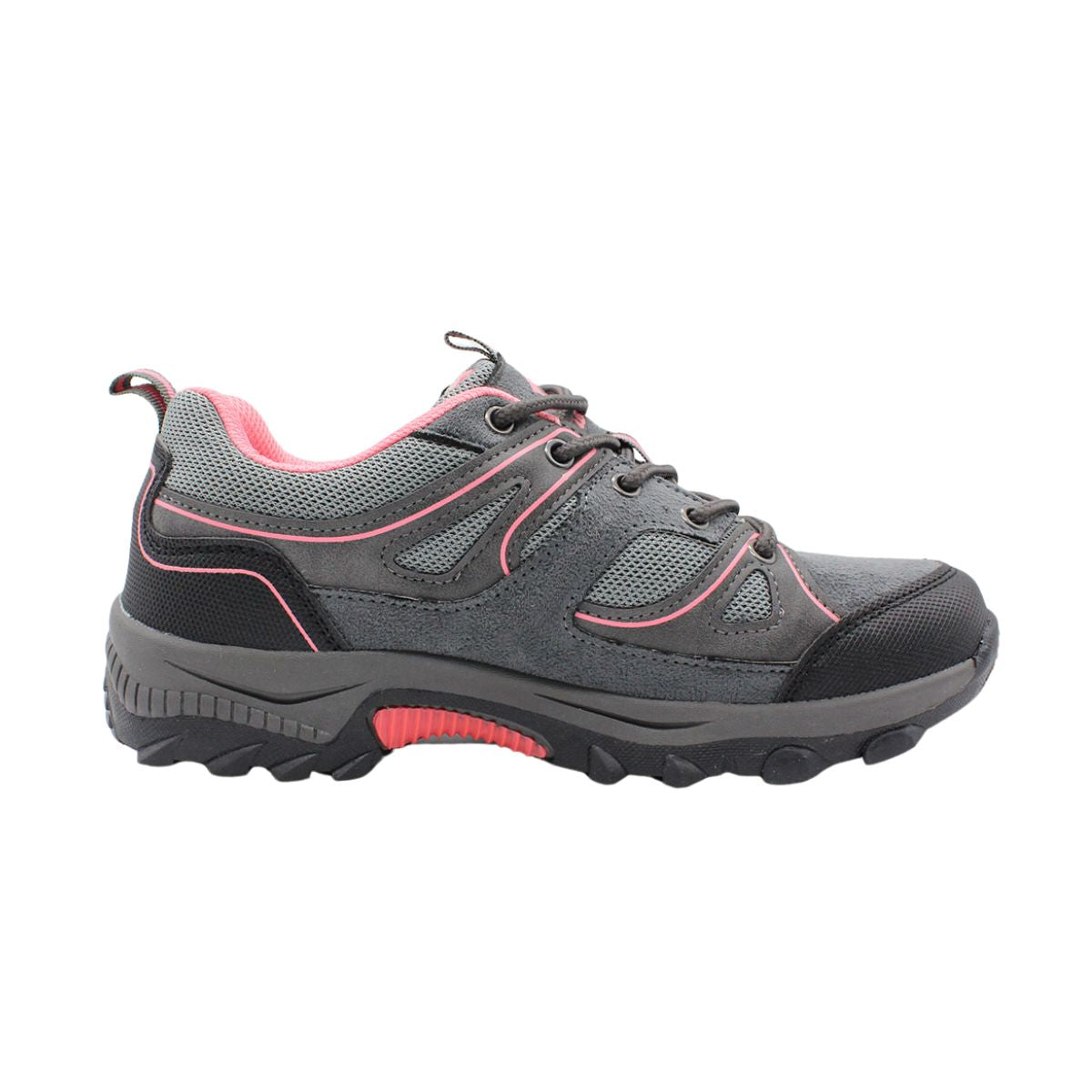 Zapatilla Outdoor Juvenil Lotto - Argos Jr LC Gris Rosado