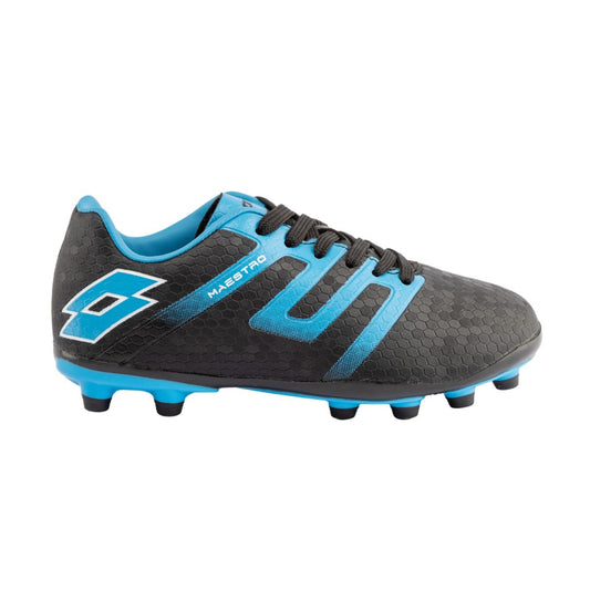 Zapato Fútbol Niño Lotto - Maestro FG Negro Azul