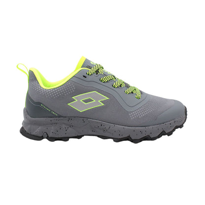 Zapatilla Trail Running Hombre Lotto - Moonrun LC Gris Amarillo