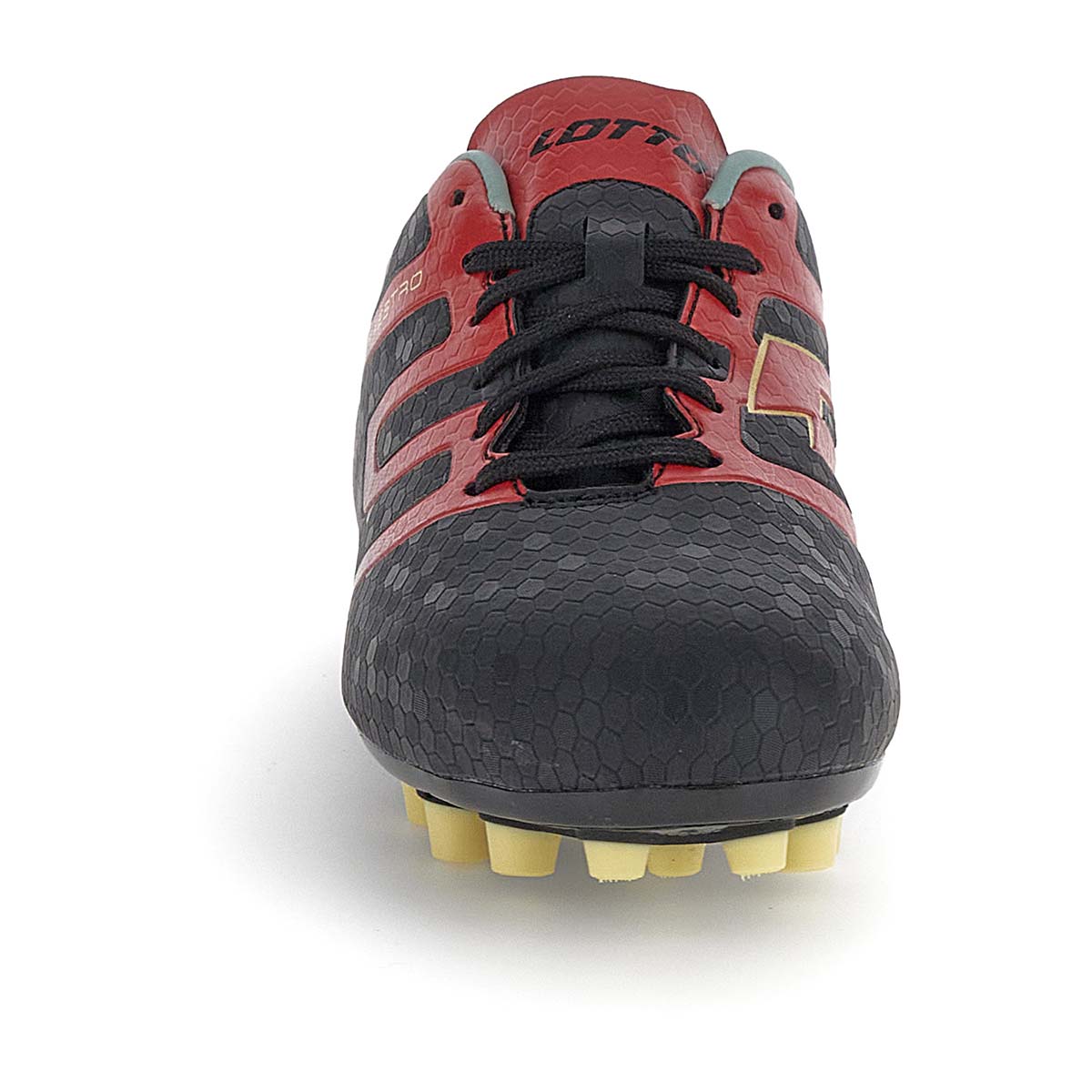 Zapato de Fútbol Juvenil Lotto - Maestro 700 AGM Negro Rojo