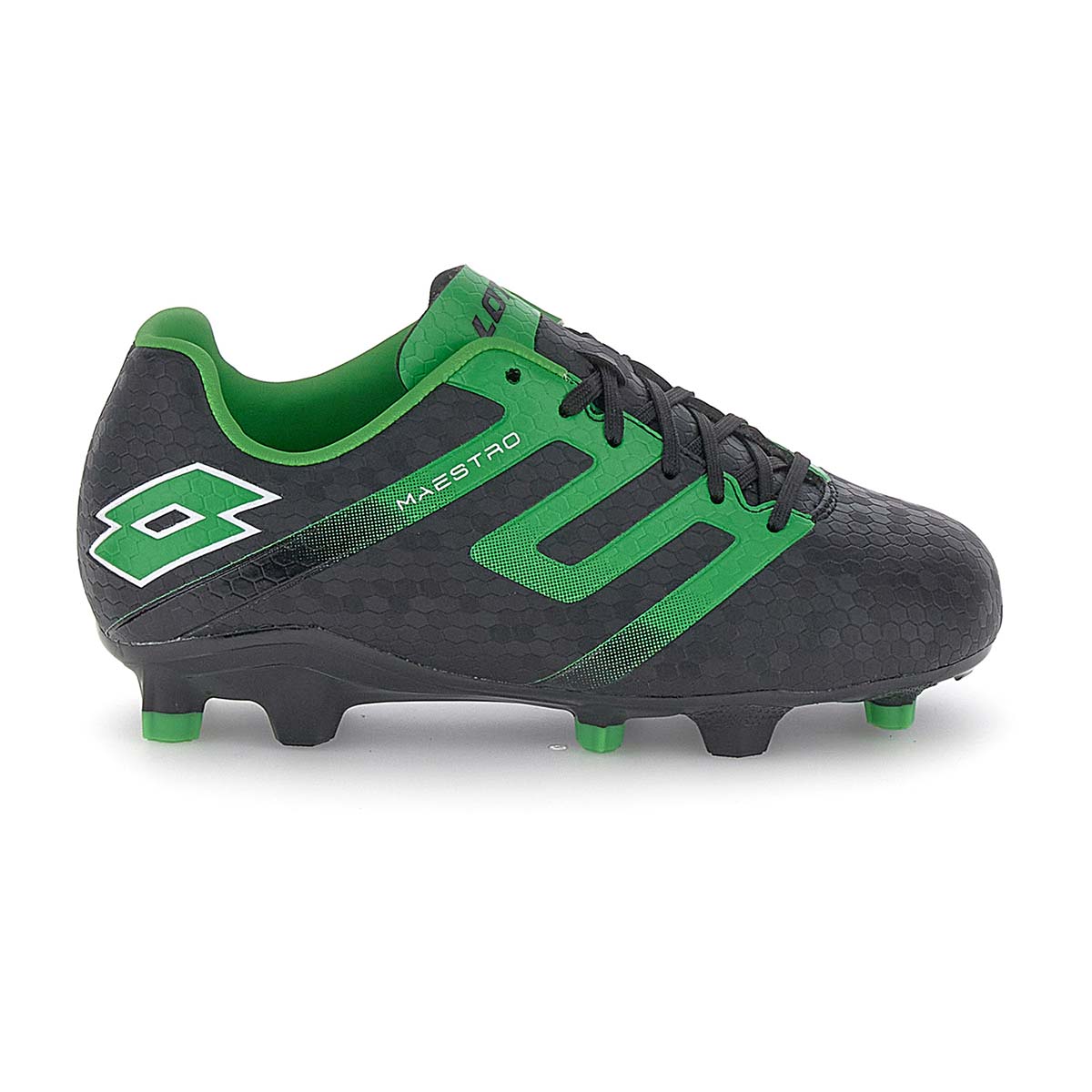 Zapato de Fútbol Niño Lotto - Maestro FG 700 Negro Verde
