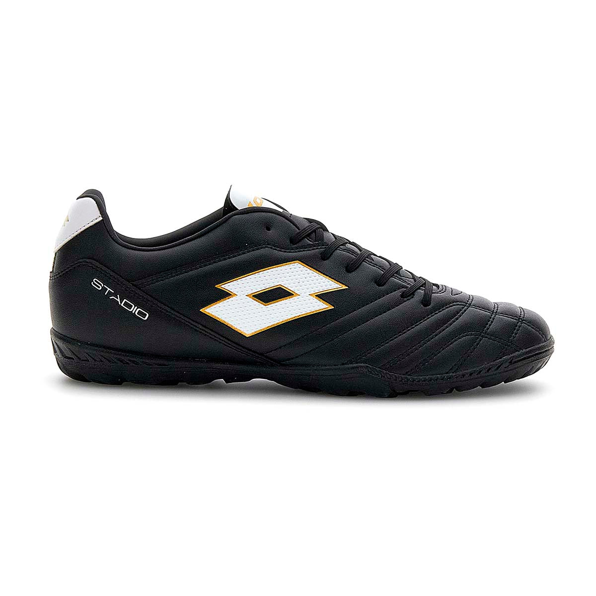 Zapato de Baby Futbol Hombre Lotto - Stadio TF Negro Blanco