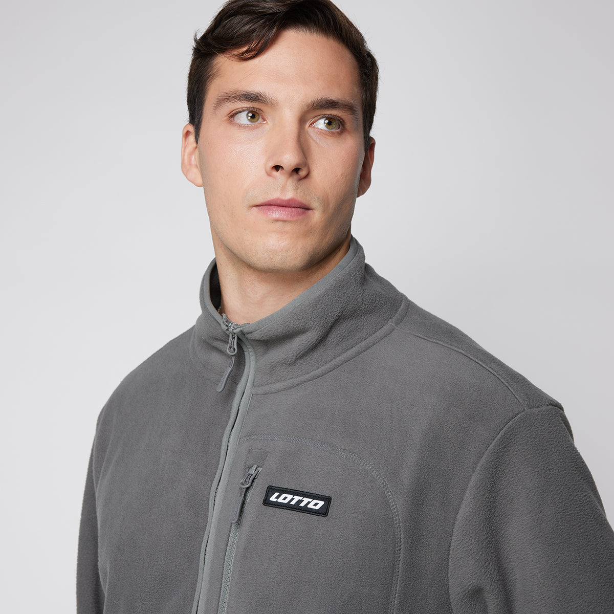 Poleron Polar Hombre Lotto - Bari Gris