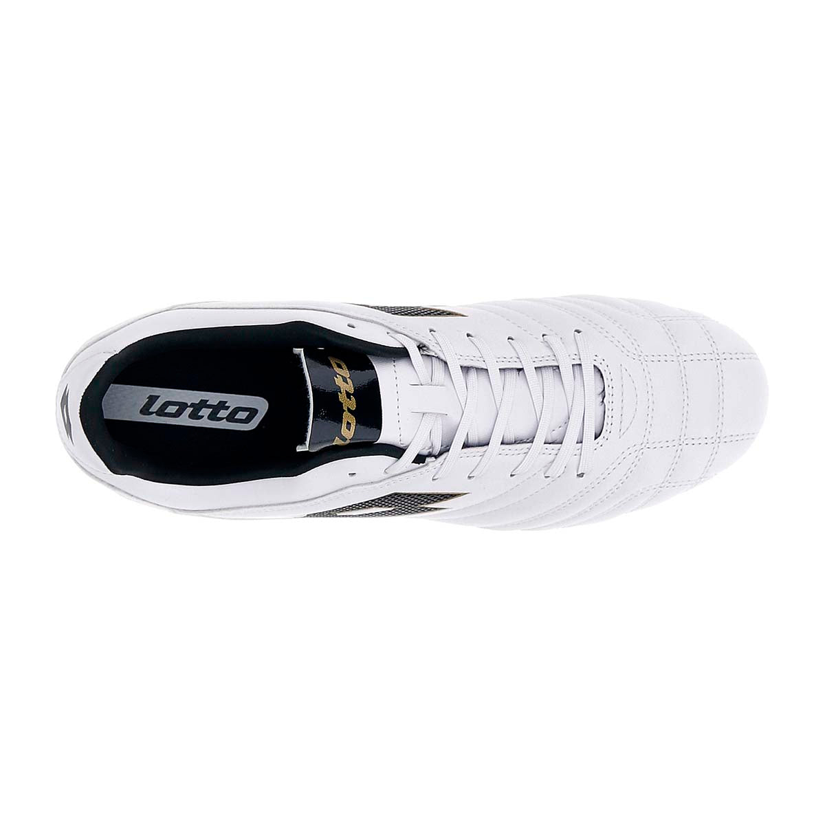 Zapato de Futbol Hombre Lotto - Stadio FG 705 Blanco Negro