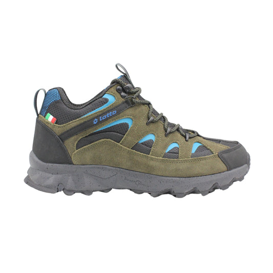 Zapato Outdoor Hombre Lotto - Solaro LC Verde Negro - Verde - 43