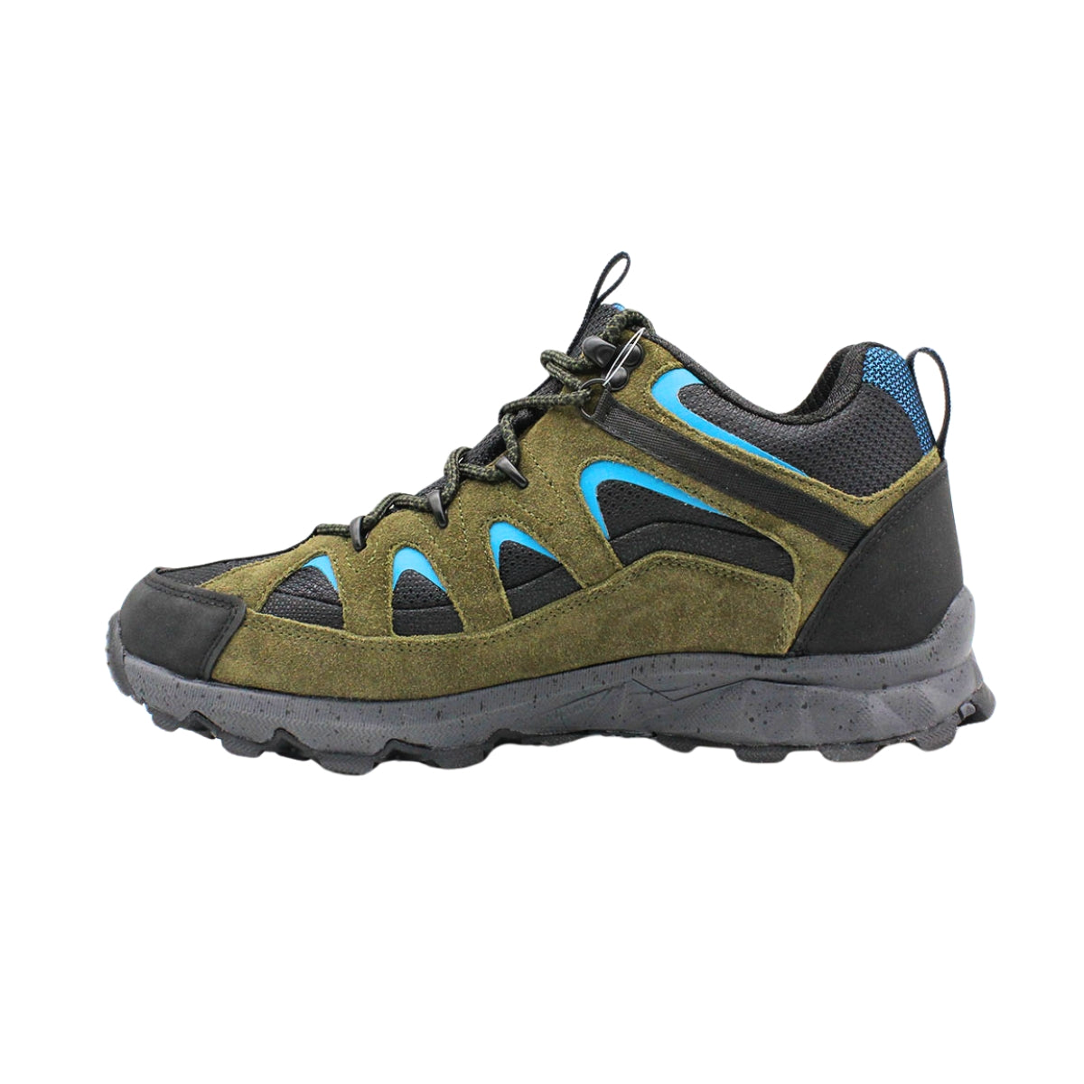 Zapato Outdoor Hombre Lotto - Solaro LC Verde Negro - Verde - 43