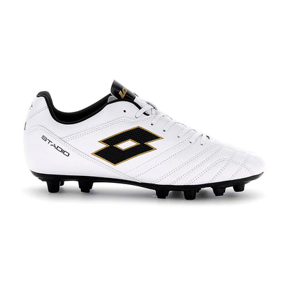 Zapato de Futbol Hombre Lotto - Stadio FG 705 Blanco Negro
