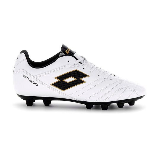 Zapato de Futbol Hombre Lotto - Stadio FG 705 Blanco Negro