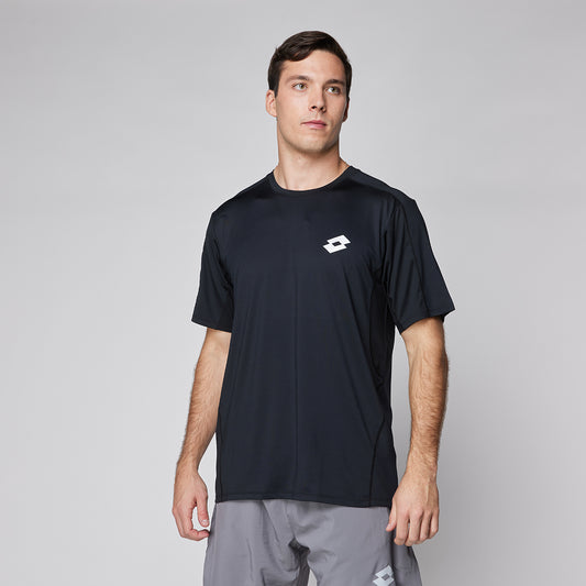 Polera Deportiva Hombre Lotto - Milán Negra