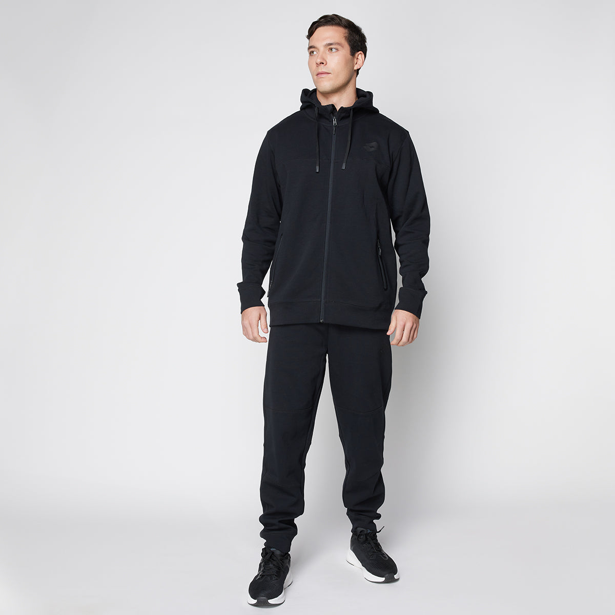 Poleron Deportivo Hombre Lotto - Parma Negro