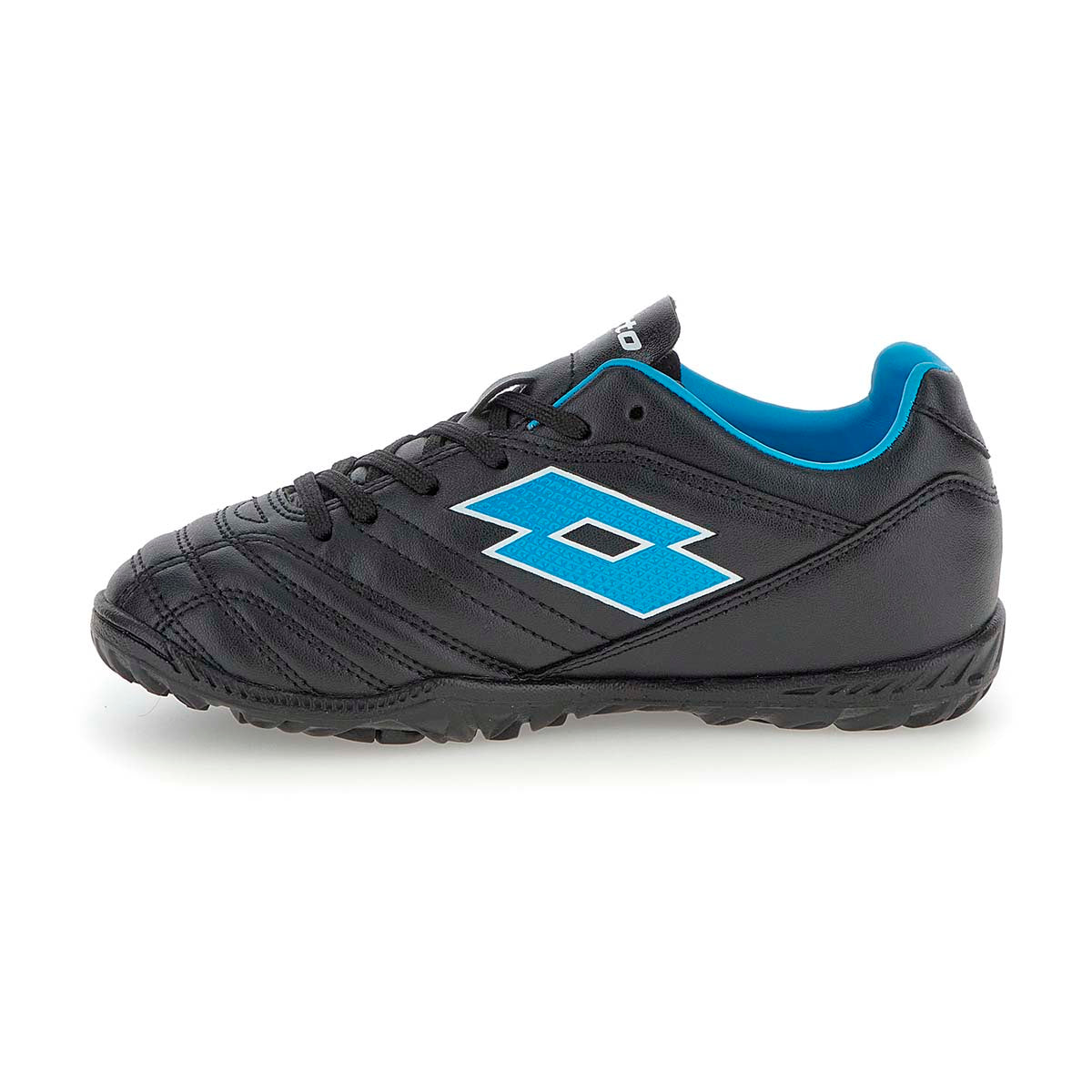 Zapato de Baby Fútbol Niño Lotto - Stadio 705 TF Negro Azul