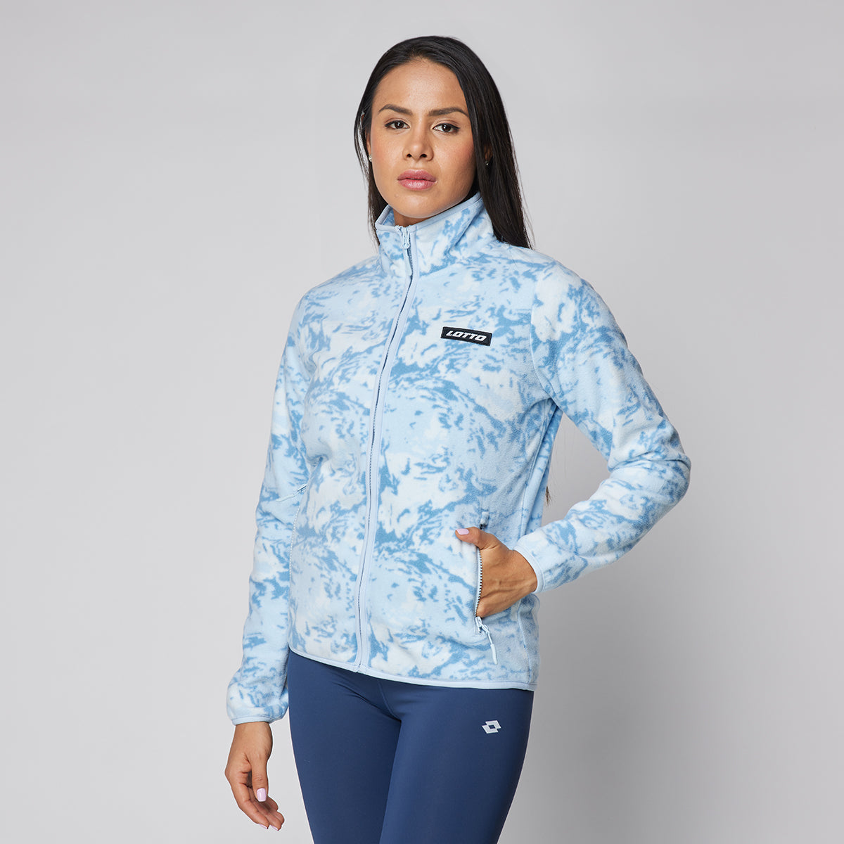 Poleron Polar Mujer Lotto - Bari Celeste