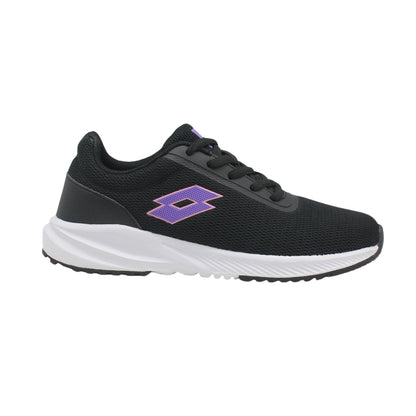 Zapatilla Running Juvenil Lotto - Challenge Negro Morado