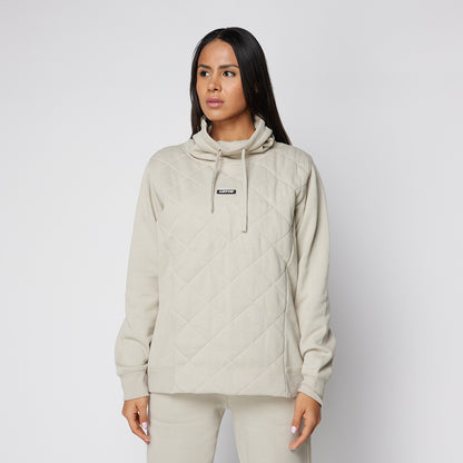 Poleron Deportivo Mujer Lotto - Garda Beige