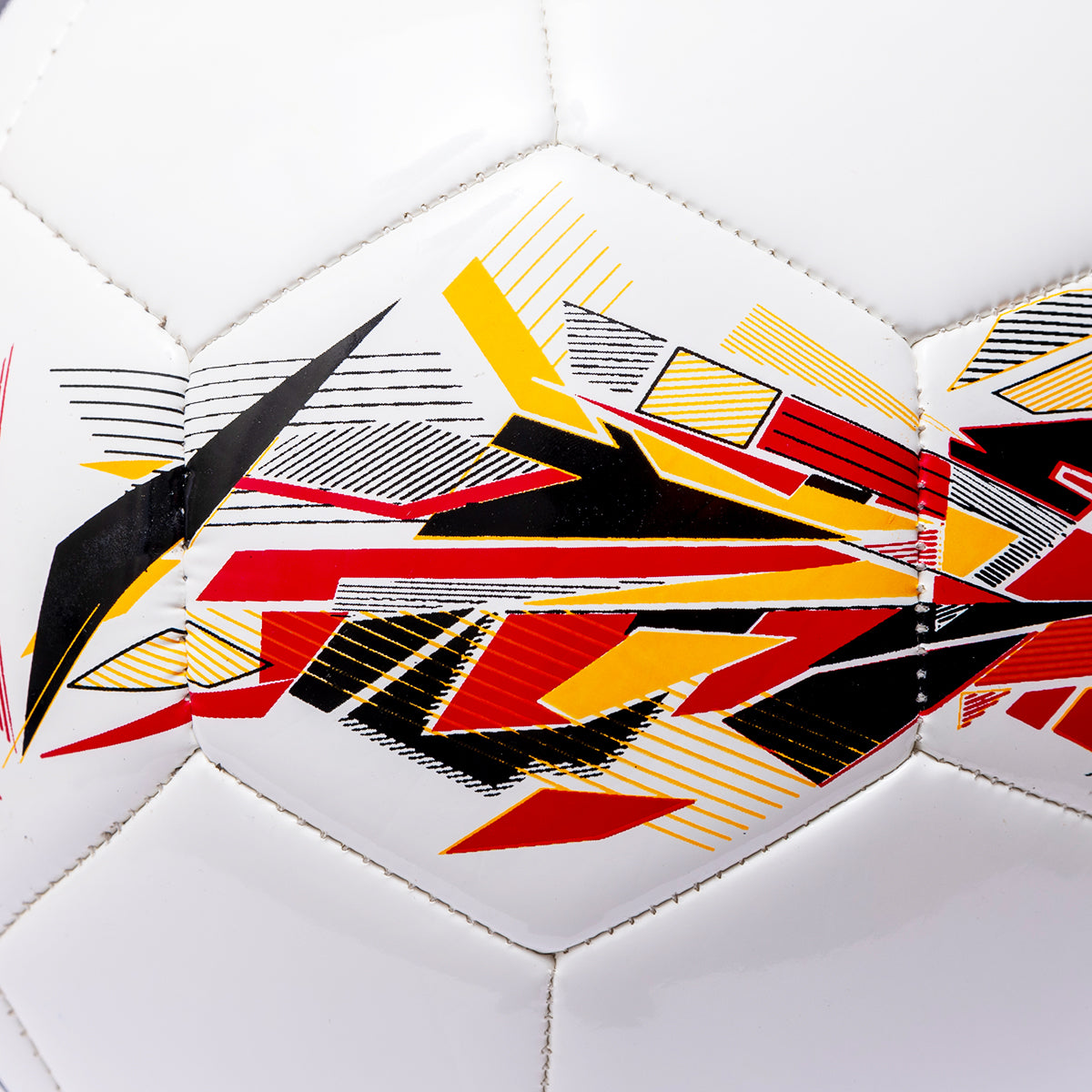 Balón de Fútbol Numero 5  Blanco - Rojo ESCAPE - Unisex