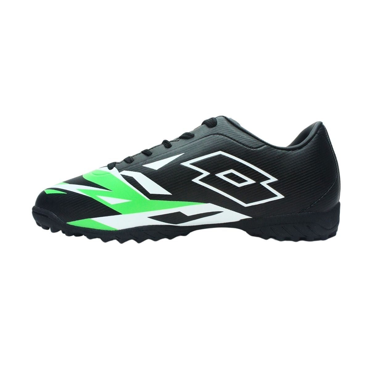 Zapato de Baby Fútbol Juvenil Lotto - Siro TF Negro Verde