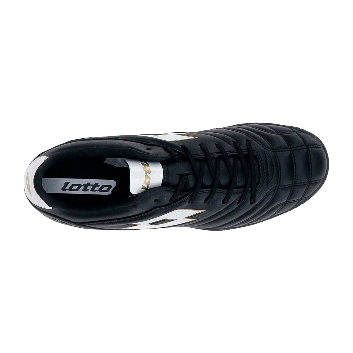 Zapato de Baby Futbol Hombre Lotto - Stadio TF Negro Blanco
