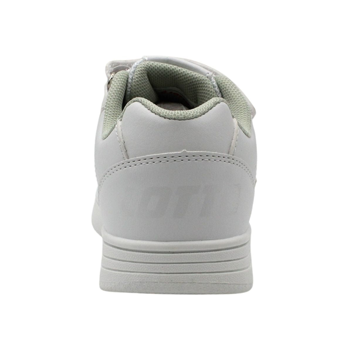 Zapatilla Escolar Niño Lotto - BTS Basket Blanco