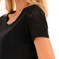 Polera Deportiva Mujer Lotto - Workout  Negro